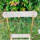 Set of 4 folding garden chairs