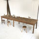 Table de ferme en pin 4m