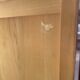 Louis XV display cabinet in solid wood from the 1970s.