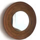 Italian rattan bamboo wall mirror, 1960s, 65 cm