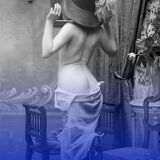 Nu photographie dos femme Belle Époque - 1920