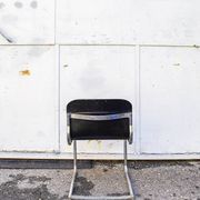 Italian Wooden e metal Chairs, 1960s, Set of 2