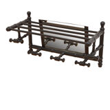Turn of the century ebonised coat hooks