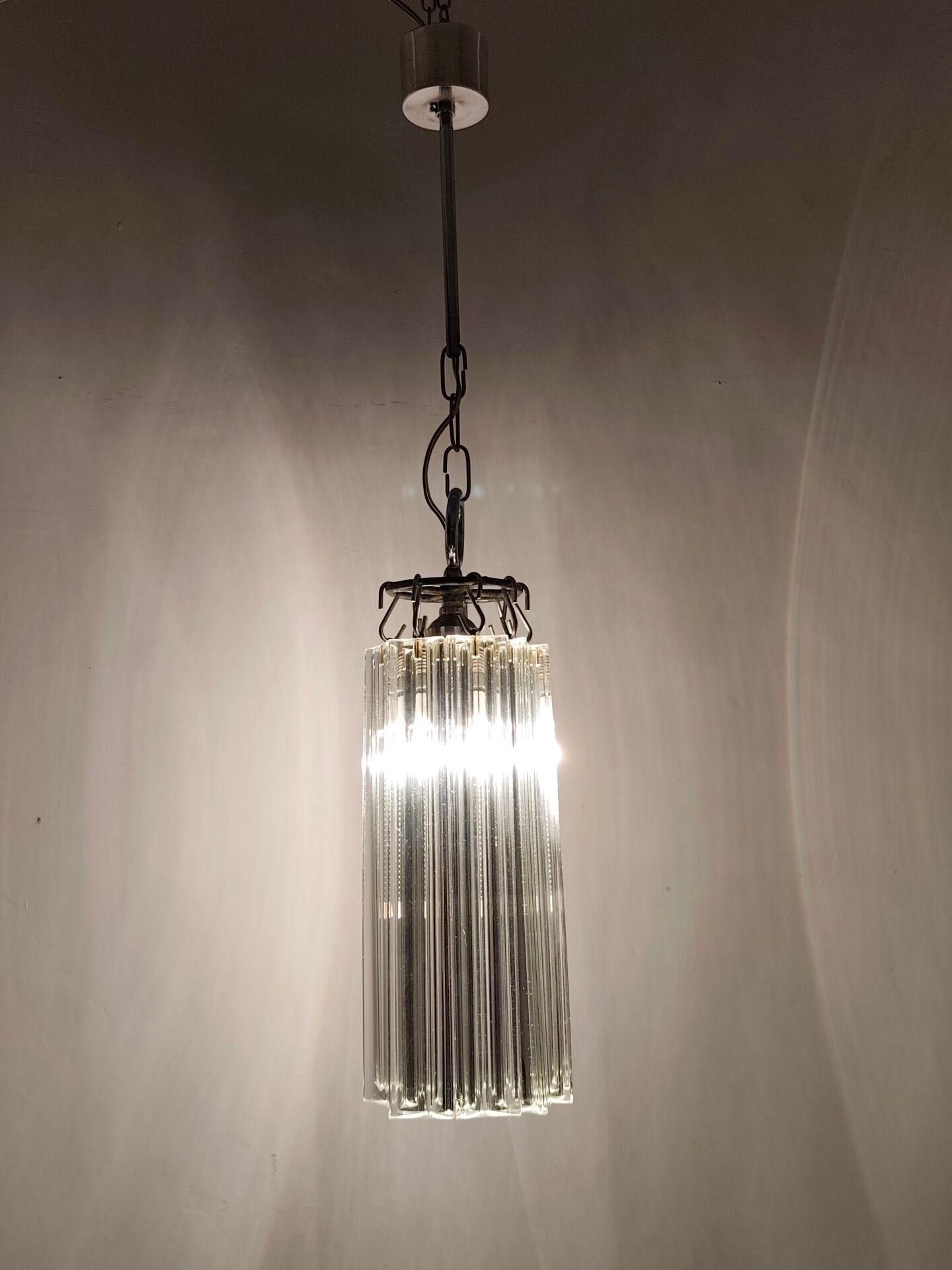Suspension en cristal. Espagne, années 1960