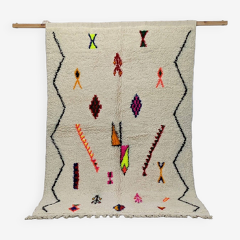 Tapis Marocain berbère 238 x 156 cm tapis Azilal en laine