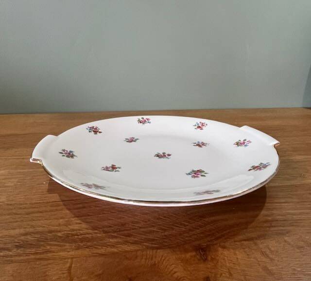 Floral dessert service