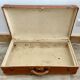 Old brown suitcase