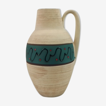Ceramic vase 1 handle 39cm