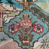 Vintage decorative carpet Mahal 129x79cm