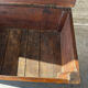 French provincial chest in carved and pegged solid oak, 18th century.