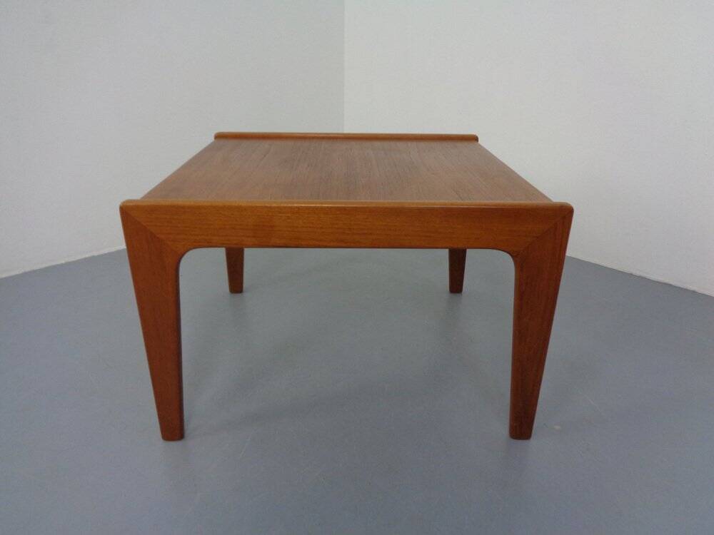 Teak coffee table by Arne Wahl Iversen, Denmark, 1960s.