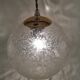 Frosted glass pendant light