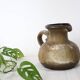Earthen jug, German pottery, West Germany, vintage