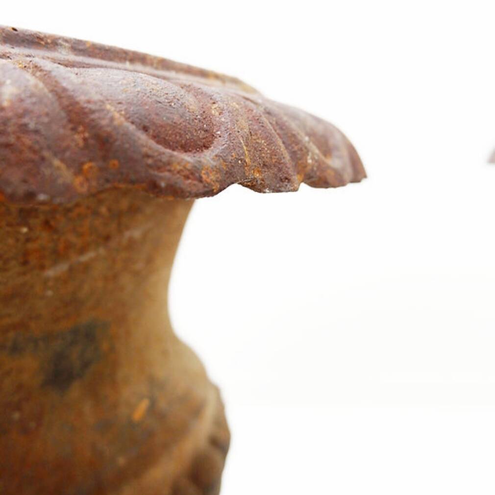 Pair of Medici cast iron planters - Late 19th century