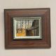 Original Swedish Oil on Canvas – "Autumn" by an Unknown Artist – Vintage and Framed – 22 × 18.5 cm