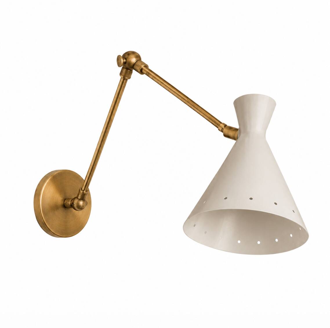 Italian wall sconce in the style of the 1950s.