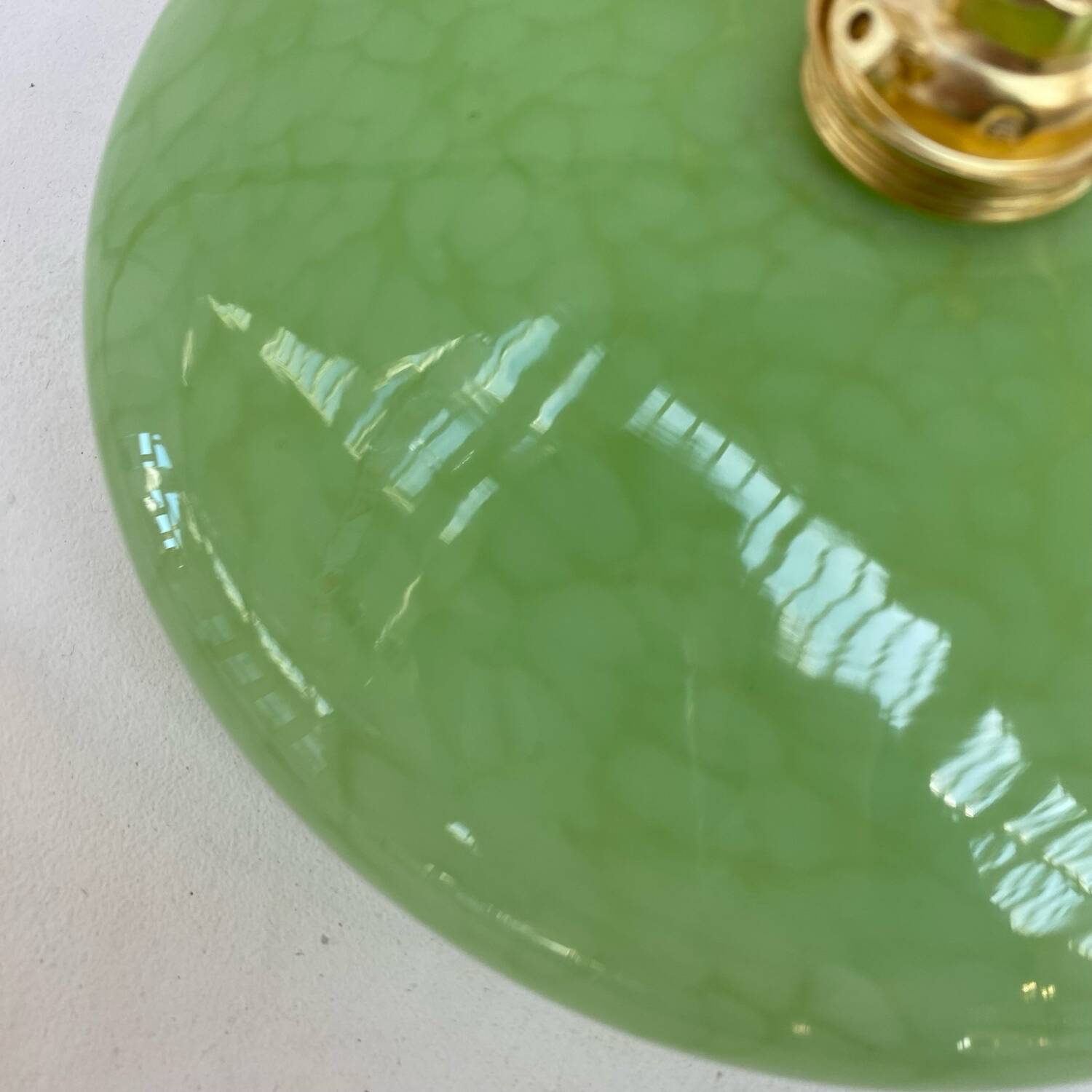 Green Clichy glass pendant light