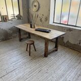 1950s pine farmhouse table 220cm