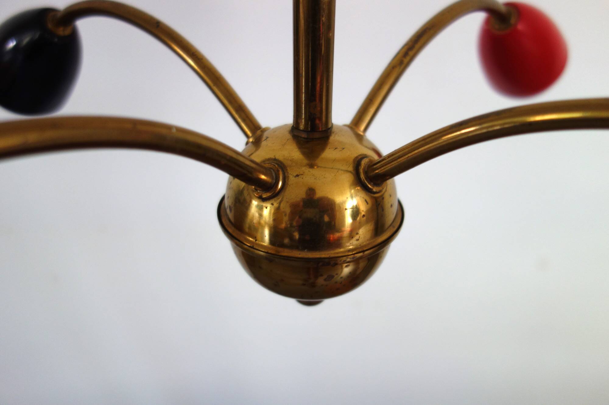 Lustre Spoutnik 4 branches années 60