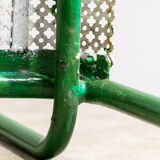 Pair of two metal garden armchairs 1960'