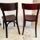 Pair of vintage bistro chairs Berc Antoine