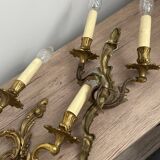 Pair of Louis XV style wall lights