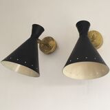 Pair of appliques design years 50