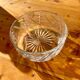 Chiseled crystal salad bowl