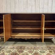 1950s English Chippendale Walnut Sideboard