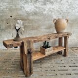Workbench oak side table 19th century