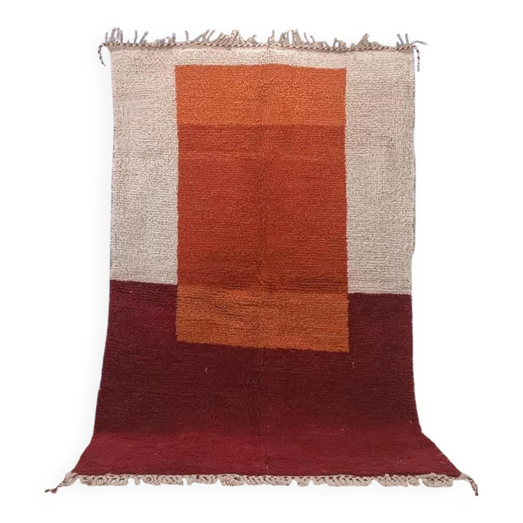 Handmade Moroccan rug in wool 3 x 2 m