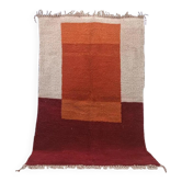Handmade Moroccan rug in wool 3 x 2 m