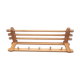 Wooden coat rack