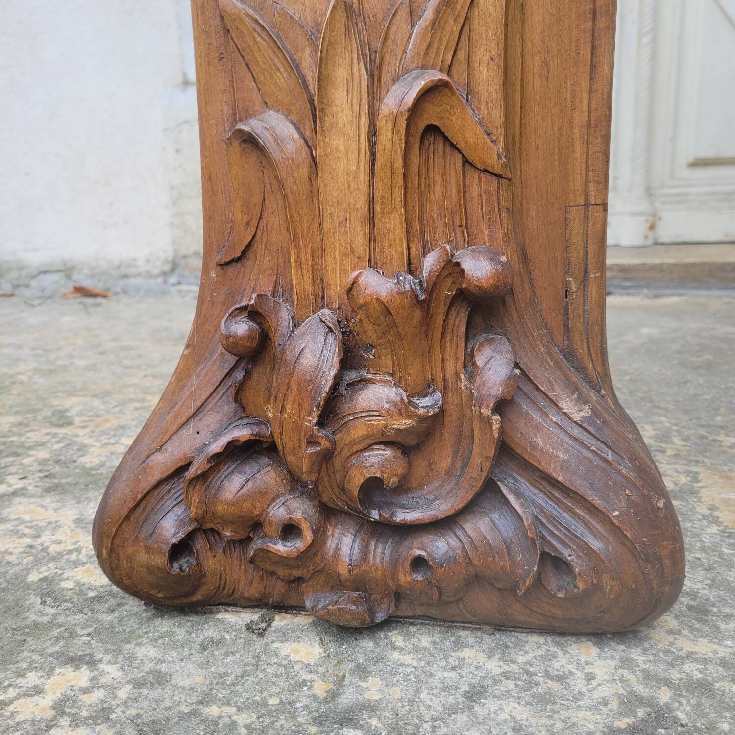 Art Nouveau fireplace.