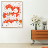 Abstract Composition I, Oil/Acrylic on Canvas, 82 x 103 cm