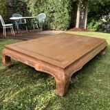 Solid teak coffee table