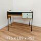 Vintage Scandinavian-style wooden desk