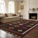 Turkish Kilim Yuruk Vintage 173x342 cm Geometric Red Green Yellow