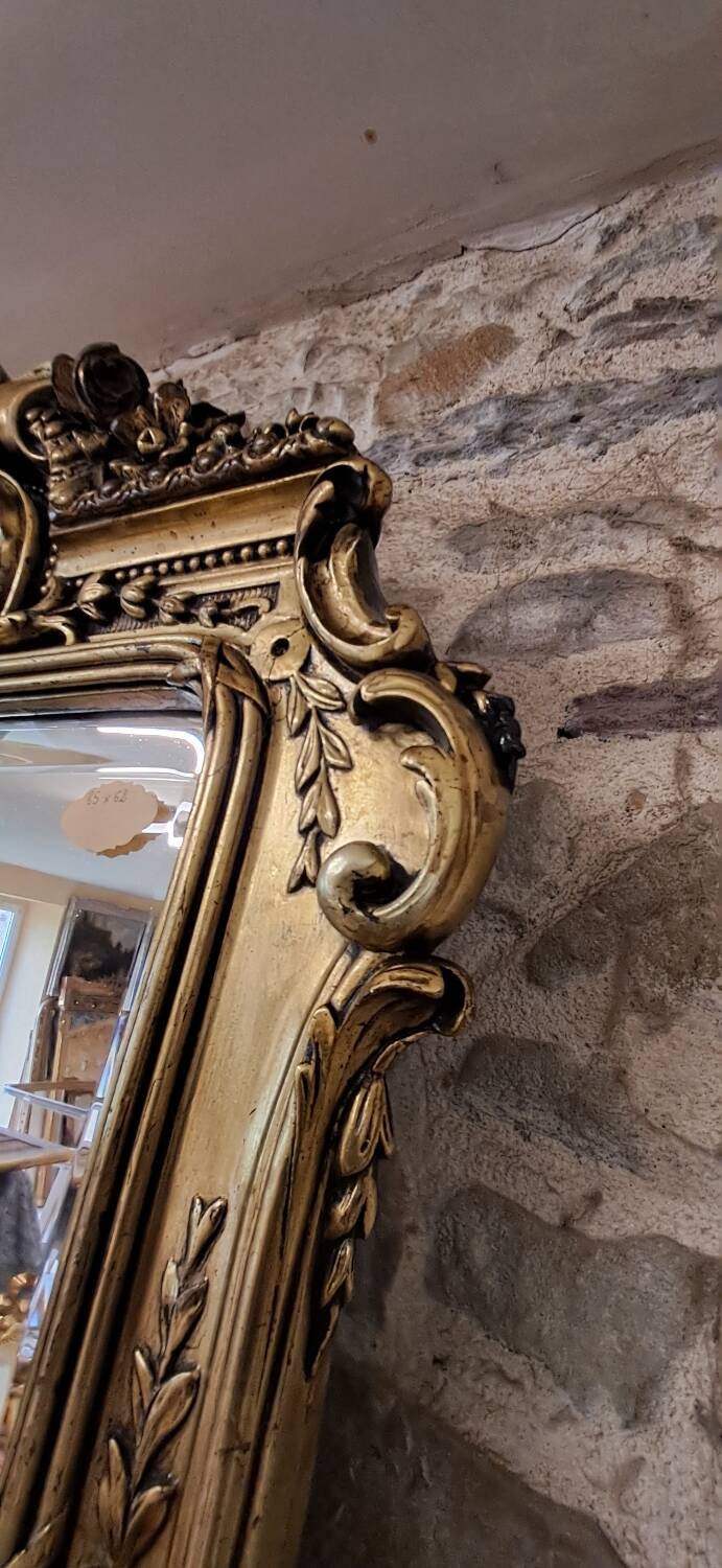 19th century mirror 85 x 62