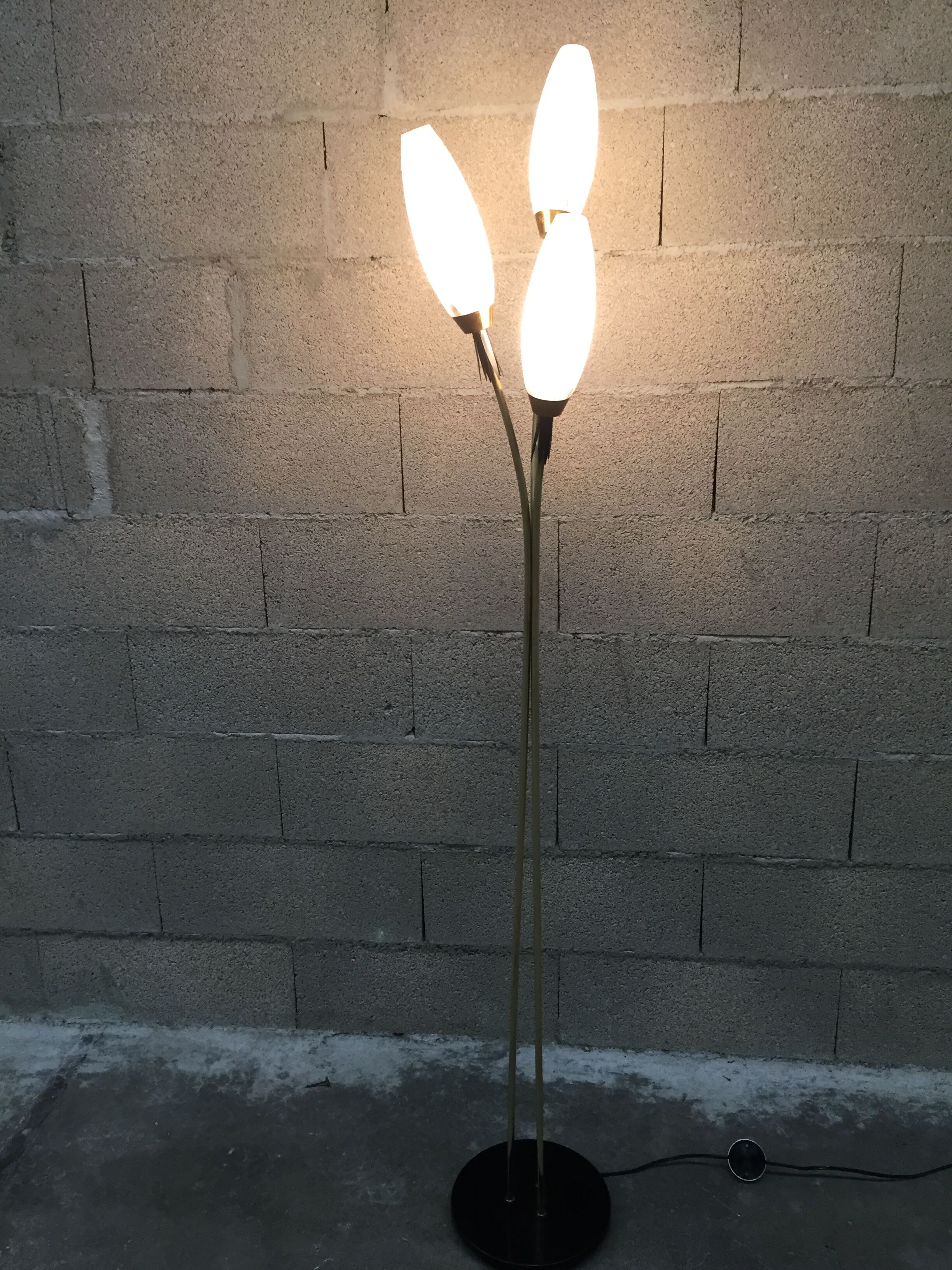1960s gold lamppost