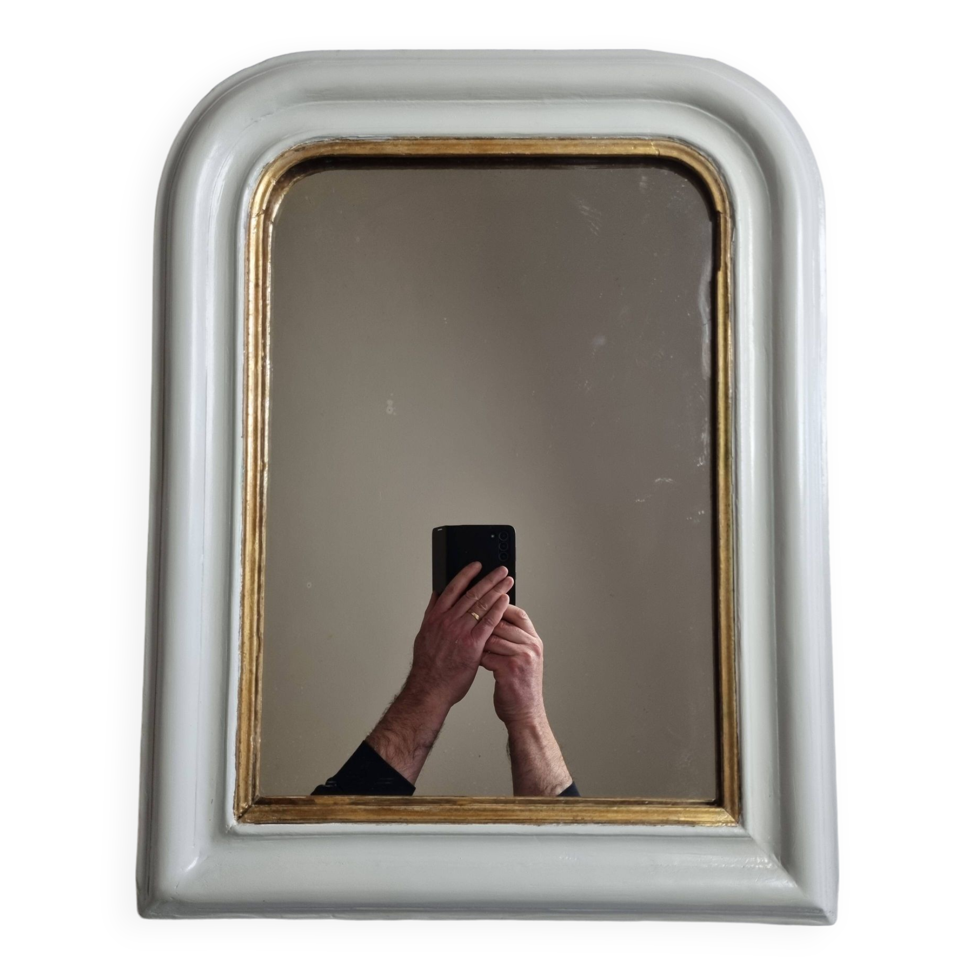Vintage Louis Philippe style table mirror 54 cm x 42 cm