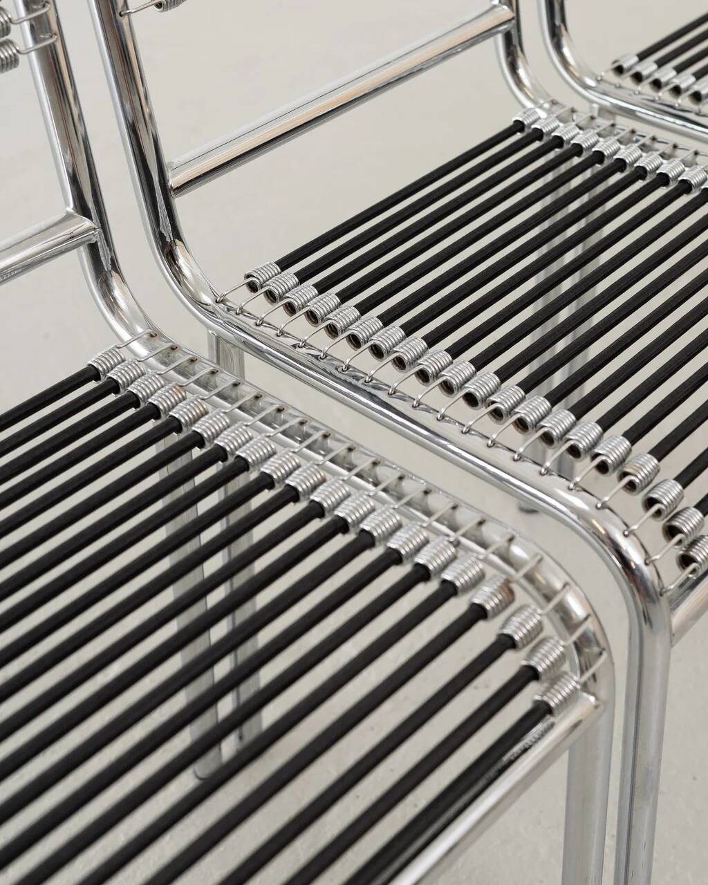 Four Sandows chairs by Rene Herbst, c.1980