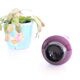 Purple opaline vase