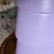 Large purple ceramic lamp by Roche Bobois, 1980s
