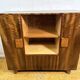 Art Deco Vintage Walnut Sideboard Display Cabinet (Circa 1930–1940)