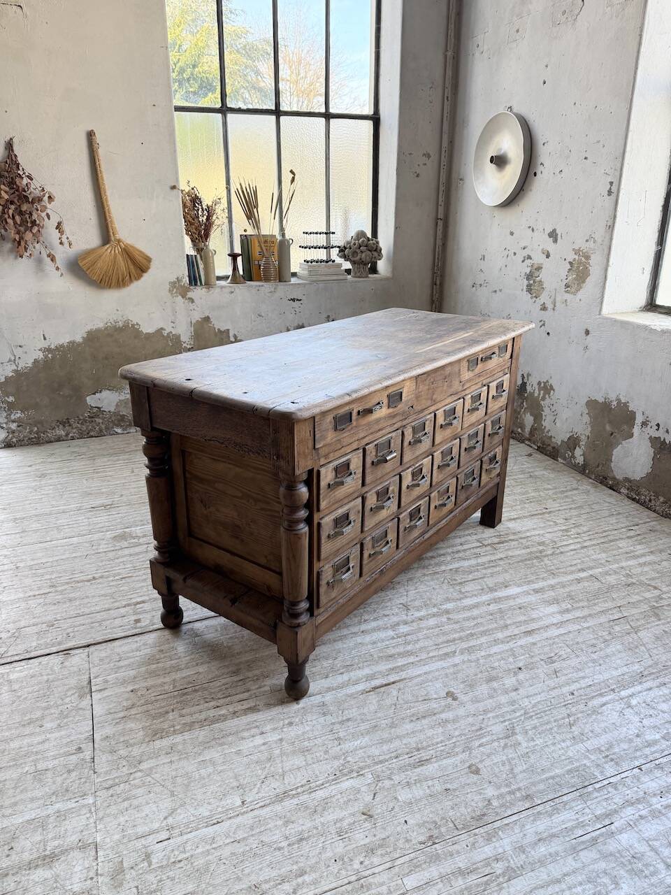 Comptoir, îlot central, meuble de métier multi-tiroirs