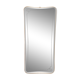 Miroir en laiton du milieu du siècle avec bords biseautés, années 1950 - 114x56cm