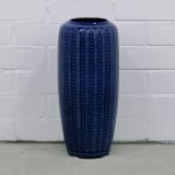 Grand vase de sol bleu allemagne de l’ouest