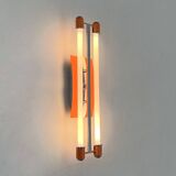 Neon Orange Wall Light, 1990