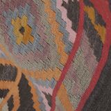 Vintage Turkish Oushak Handwoven Rug 77x387 cm